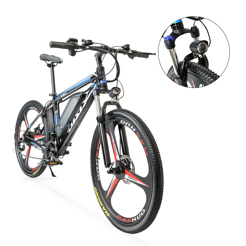 Wholesale big power mountain electric bike 48V 60V 500w 350W 250W 26" full suspension electric mountain bicycle e bike