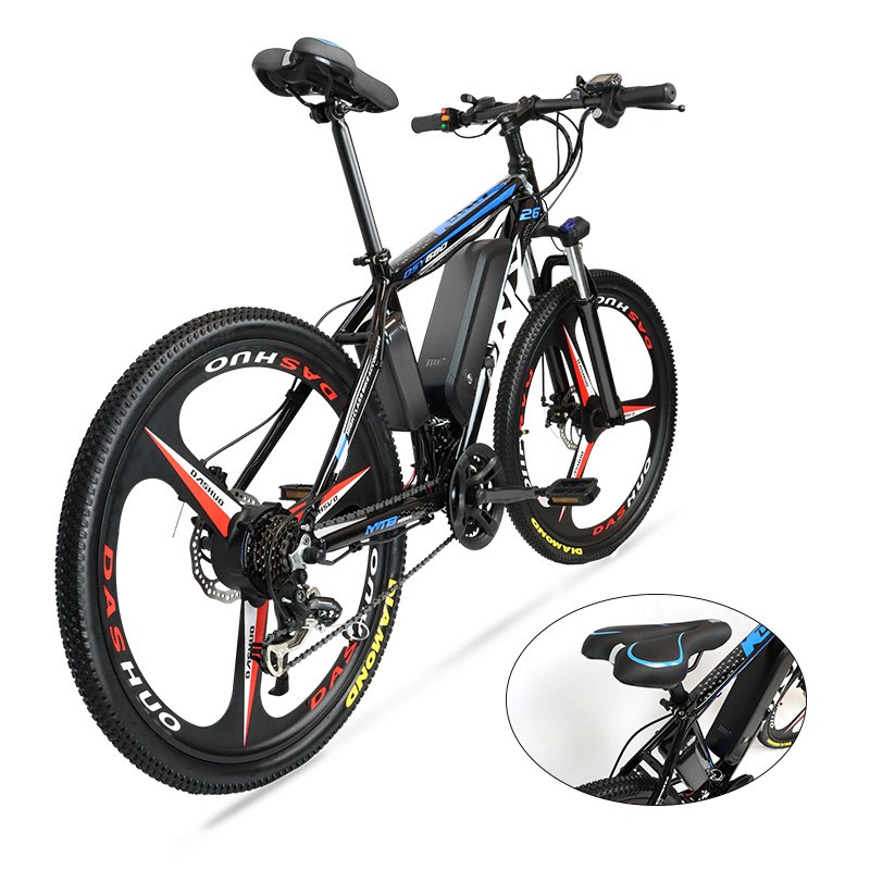 Wholesale big power mountain electric bike 48V 60V 500w 350W 250W 26" full suspension electric mountain bicycle e bike