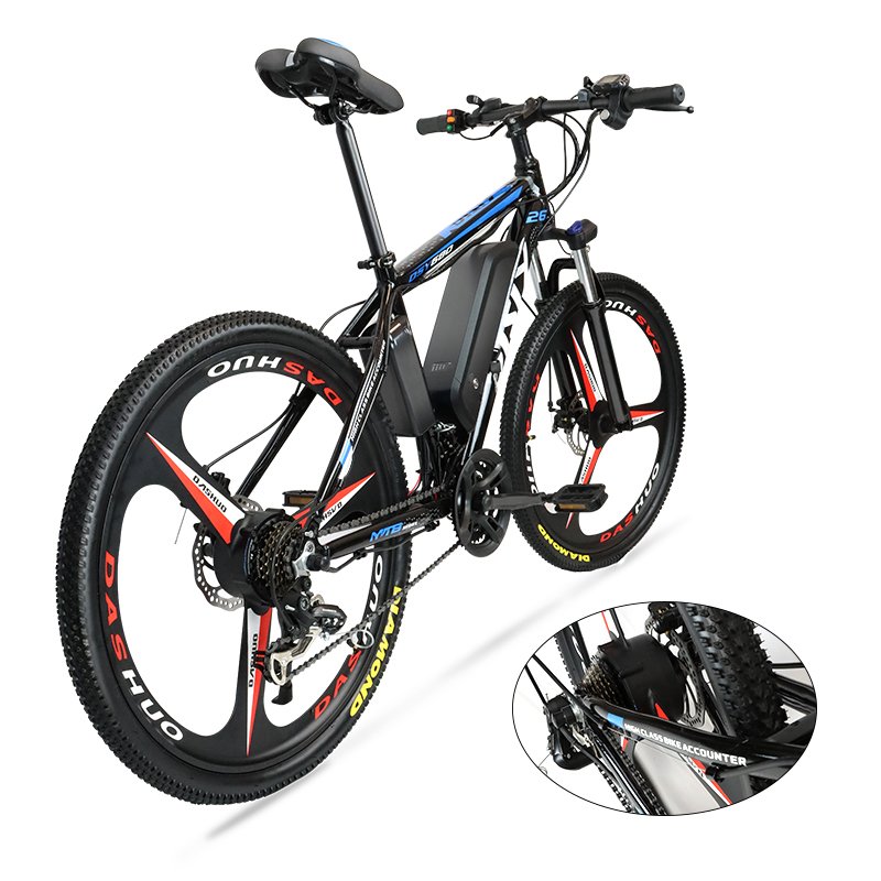 Wholesale big power mountain electric bike 48V 60V 500w 350W 250W 26" full suspension electric mountain bicycle e bike