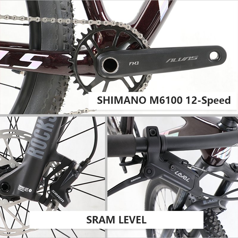 ALVAS SPIDER CLS carbon fiber mountain bike 12 speed 29 inch male and female recreational student riding