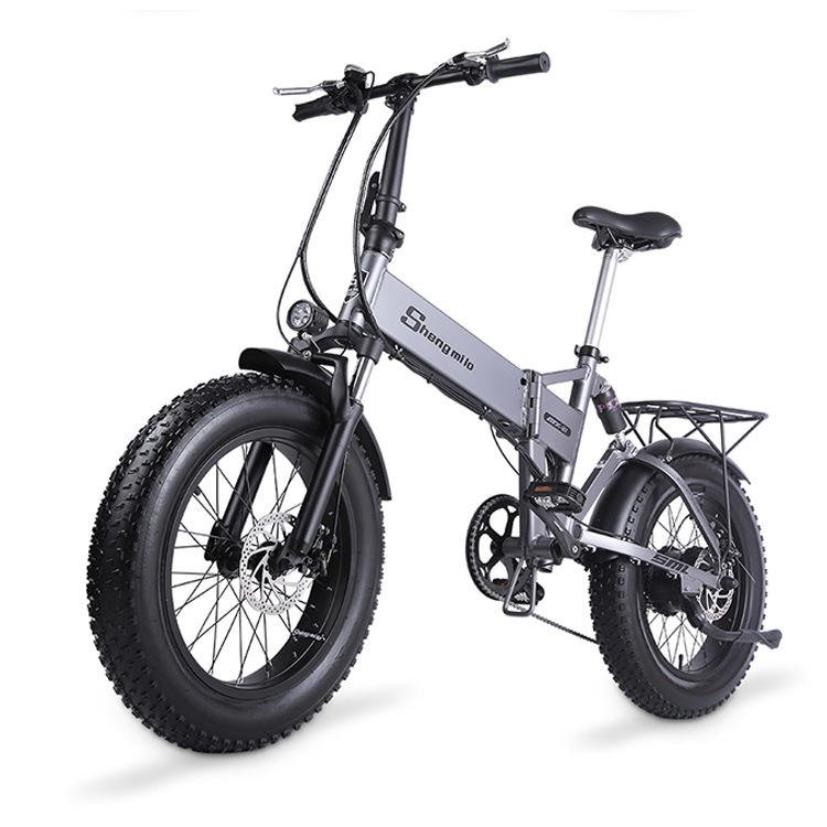 SHENGMILO MX21 Electric Folding Bicycle 48V 500W Long Range 13ah Electric Mountain Bike Dropshipping EU Warehouse Ebike E-Bike