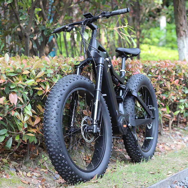 2020 Newest Bafang Ultra G510 M620 Frame Mid Drive E Bike Electric Fat Bike 1000w Ebike Black Lithium Battery 48V THUNDER