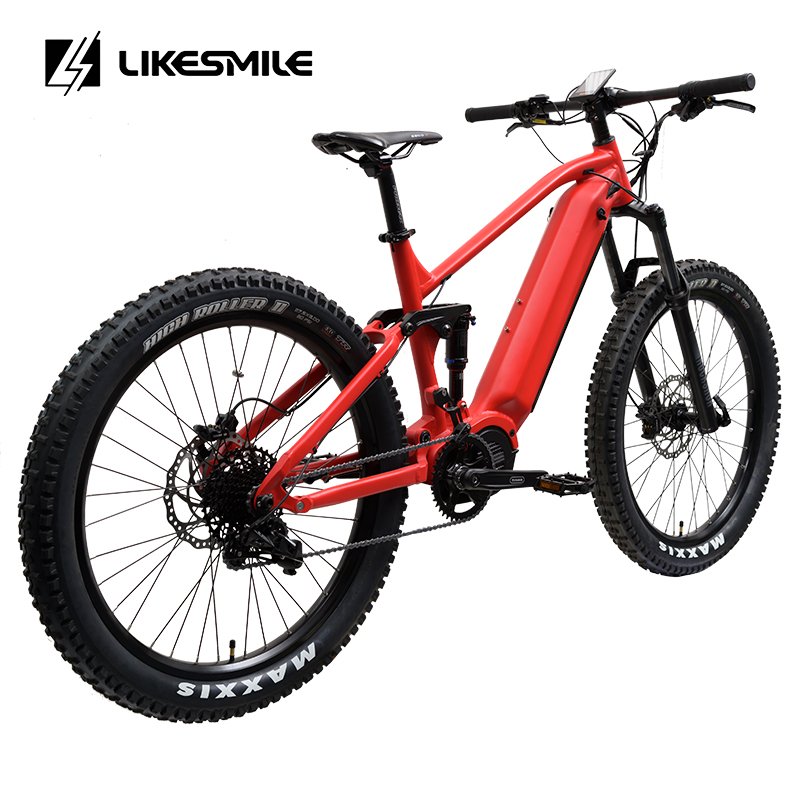 High Quality Powerful 1000w Enduro Emtb Mid Motor M620 Adult Electric Bicycle Full Suspension Fat Tire Electric Mountain Bike