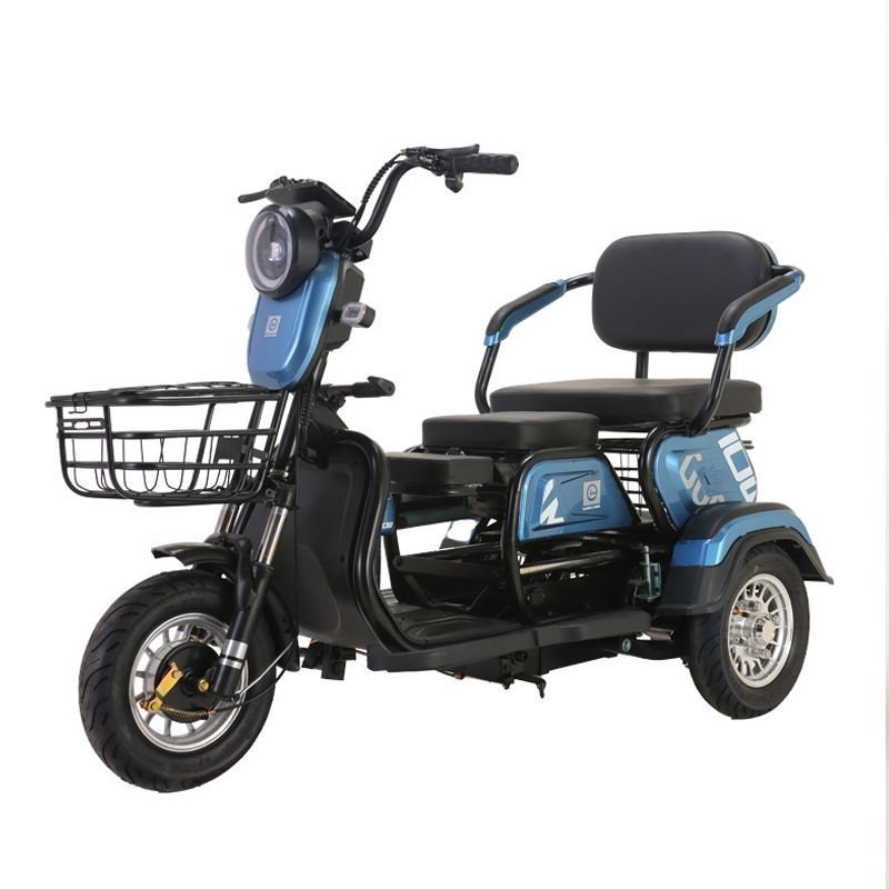 Hot Sale Customizable Electric Tricycle City Scooter with 60v Voltage Steel Frame 3 Wheels for Adults Direct China Wholesaler