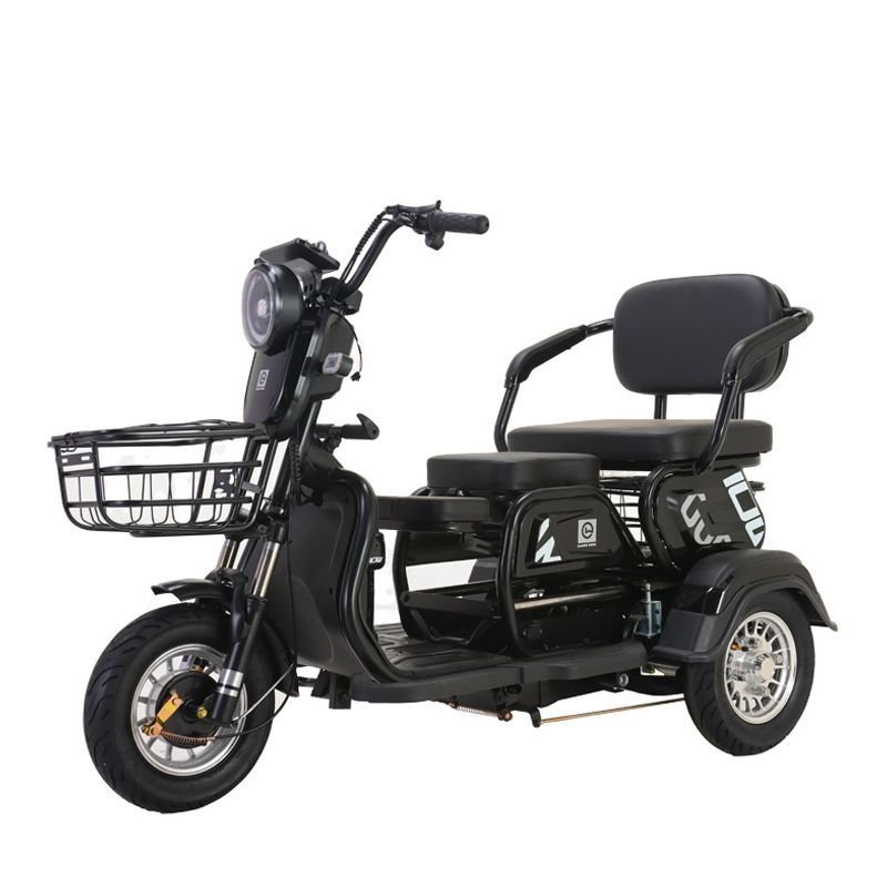 Hot Sale Customizable Electric Tricycle City Scooter with 60v Voltage Steel Frame 3 Wheels for Adults Direct China Wholesaler