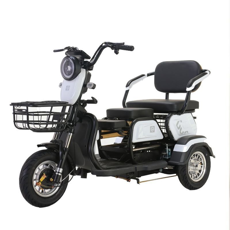 Hot Sale Customizable Electric Tricycle City Scooter with 60v Voltage Steel Frame 3 Wheels for Adults Direct China Wholesaler