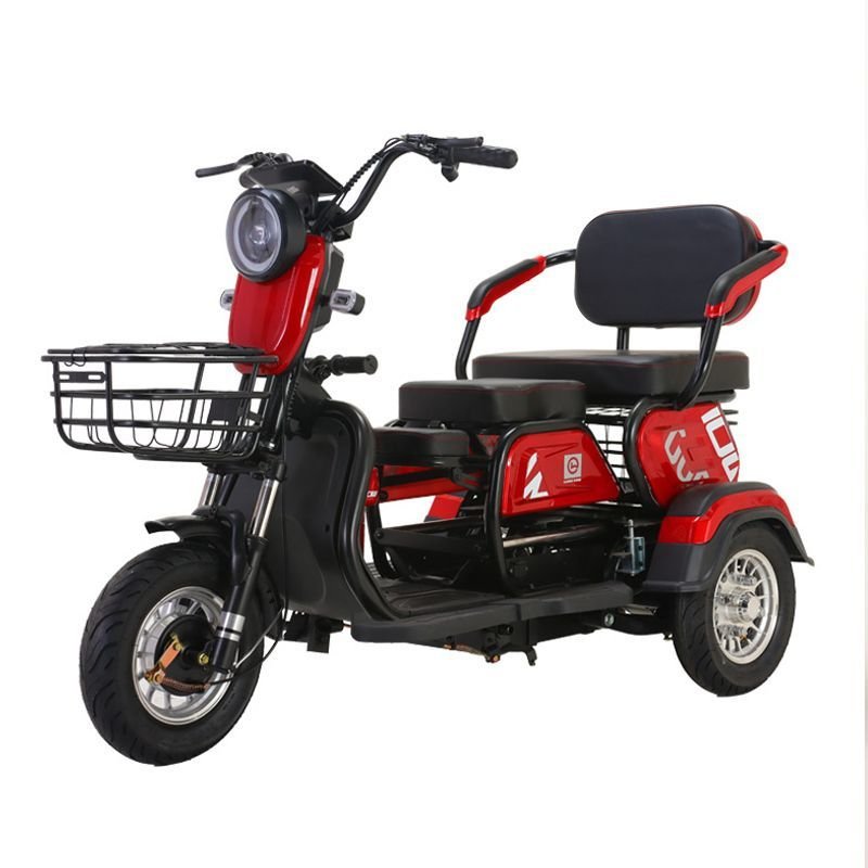 Hot Sale Customizable Electric Tricycle City Scooter with 60v Voltage Steel Frame 3 Wheels for Adults Direct China Wholesaler