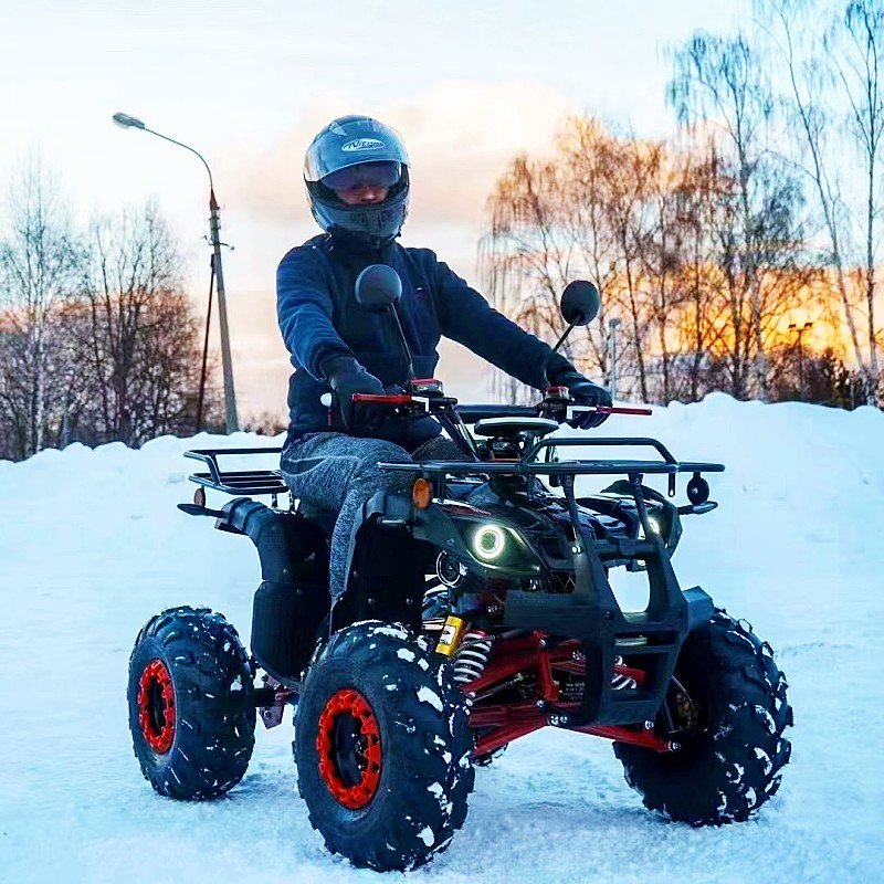 High-Speed 2000W Electric ATV 60V Four-Wheel Scooter Adults 400cc 4x4 Sport Style Powerful Mountain Off-Road Motorcycle Riding