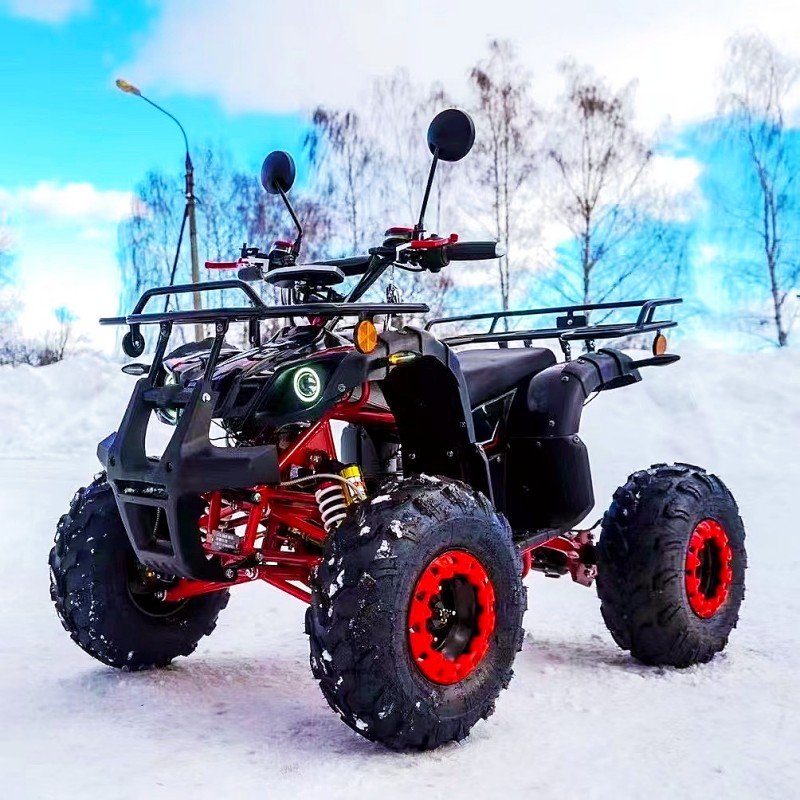 High-Speed 2000W Electric ATV 60V Four-Wheel Scooter Adults 400cc 4x4 Sport Style Powerful Mountain Off-Road Motorcycle Riding