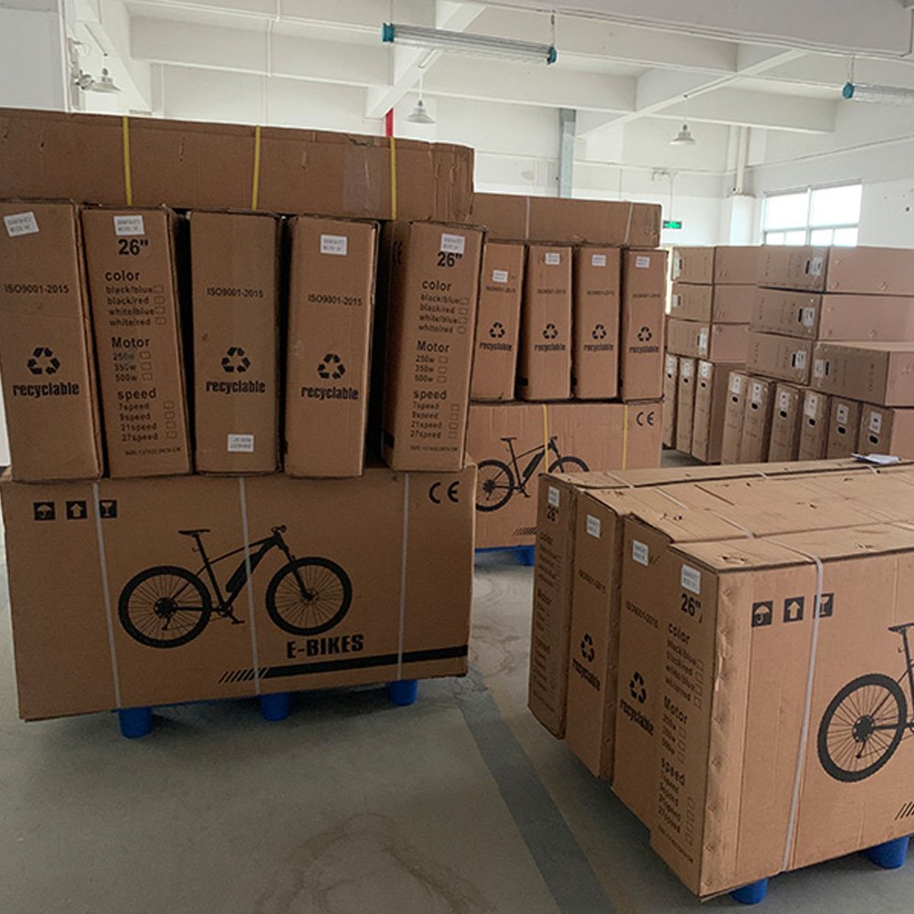 Factory wholesale Free design 26" Electric Mountain Bike E Bike 48V 350W 500W aluminum Frame Electric Bicycle Ebike