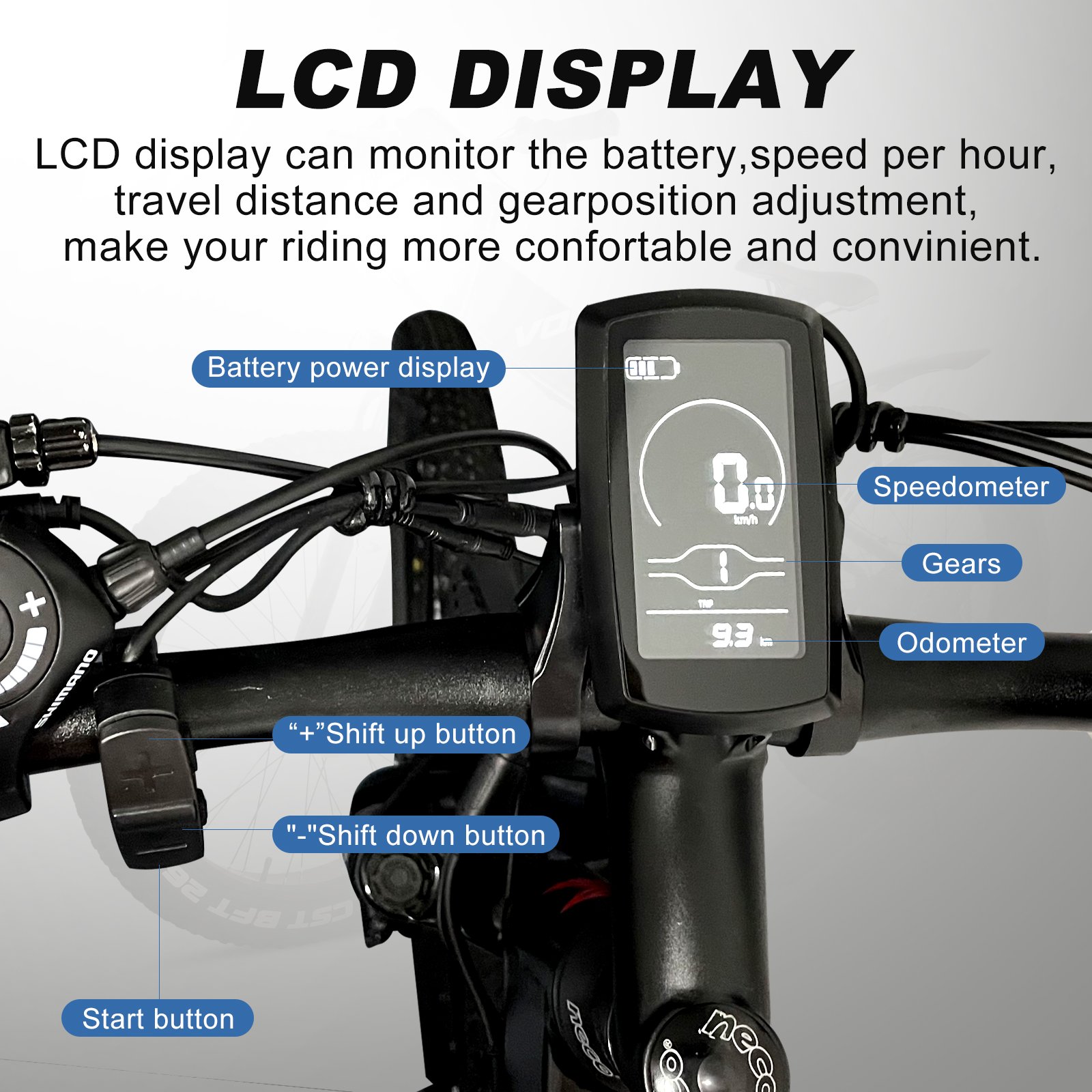 Vtt Electrique Full Suspension E-bike MTB Foldable Electric Mountain Bike 48V Lithium Battery 500W Fat Tire Ebike