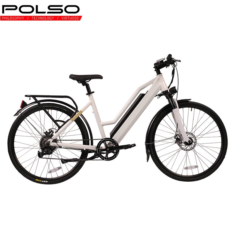 CB002 E-bike Pedal Assisted Hidden Battery Electric Bicycle Electric City Bike LED Electronic Rear Hub Motor 36V 7 Speed DC 2.1