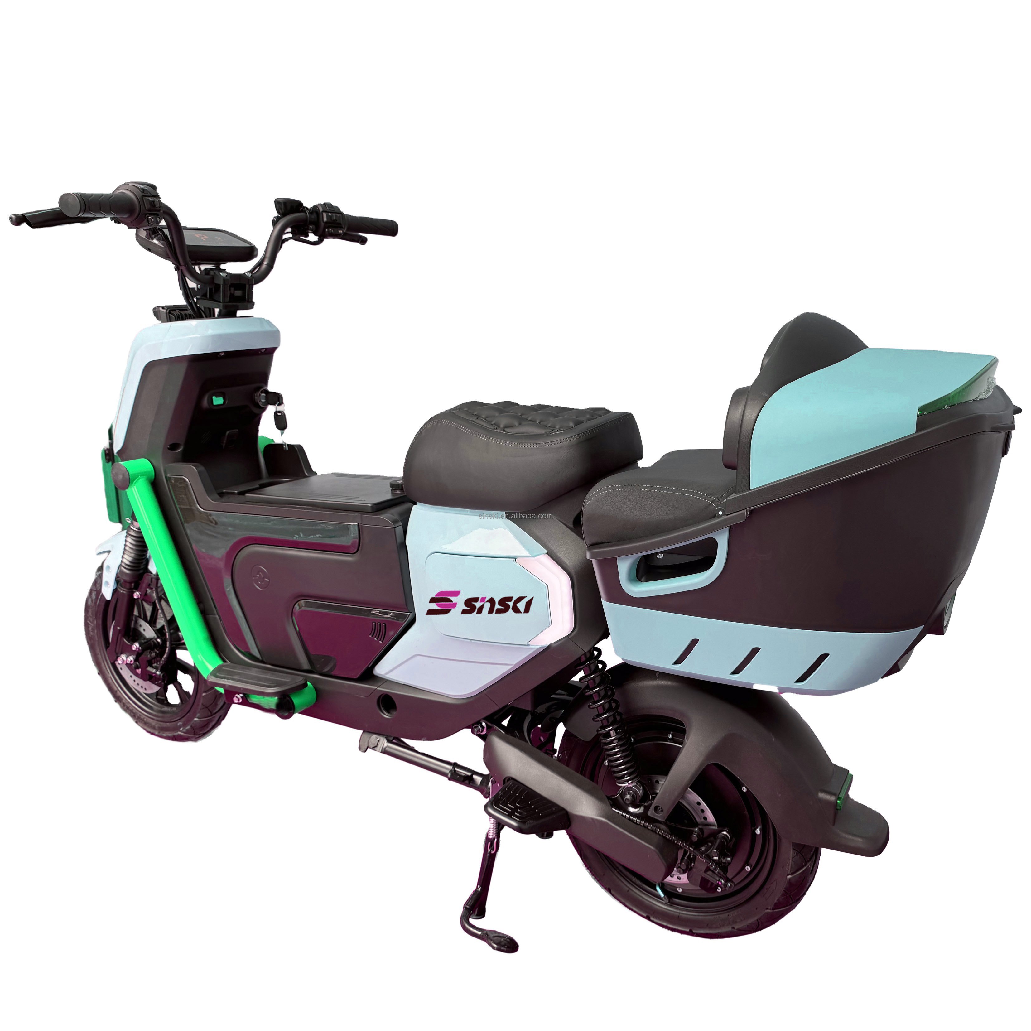 2024 New Model Wholesale support customize 60v 72v lead acid scooter cargo box cargo electric scooter delivery sportbikes