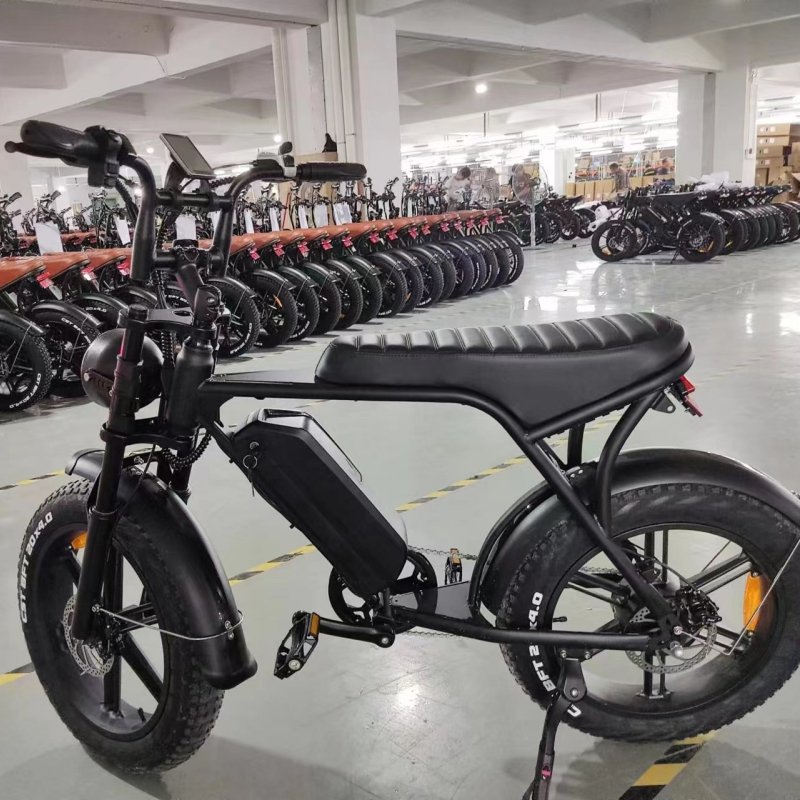 ouxi v8 hydraulic brakes Europe Netherlands Warehouse Electric City Bicycle Fat Tire Bike Ebike 750w 20inch in Stock