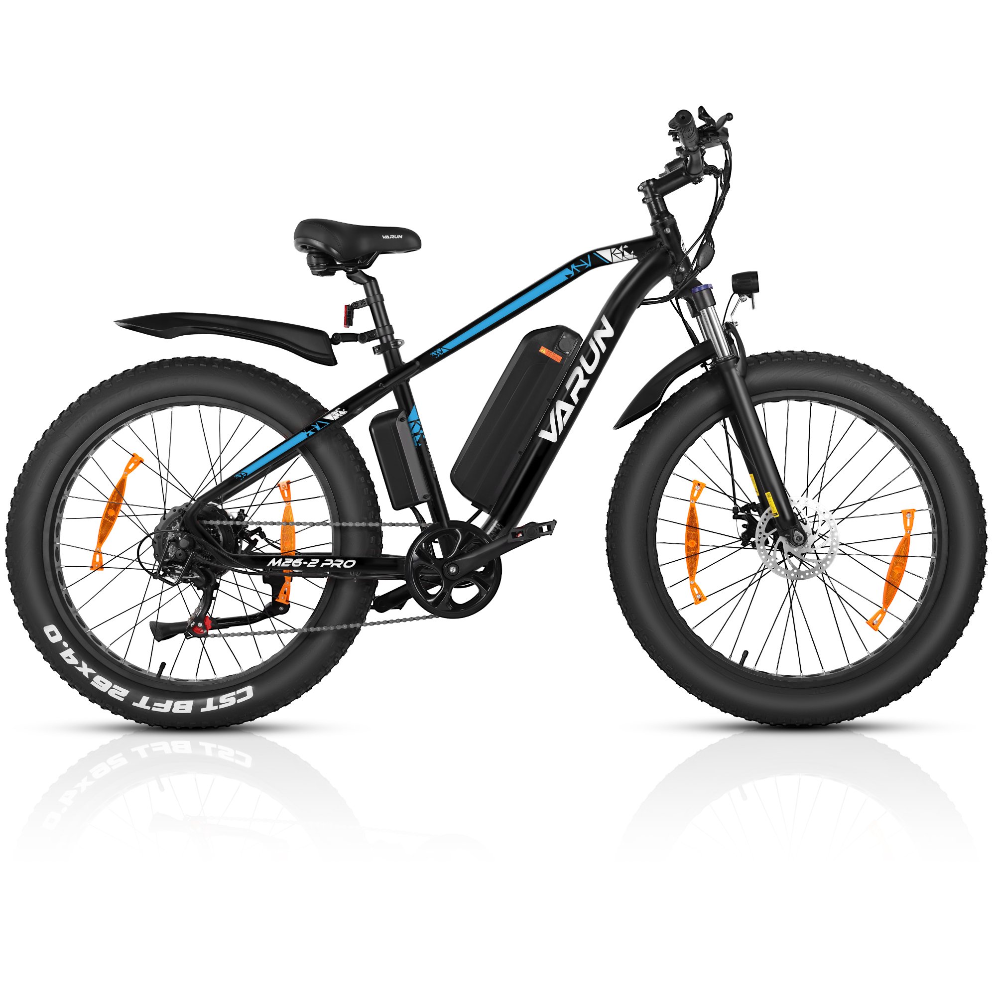 Wholesale 26" Fat Tyre Electric Mountain Bike EU UK Stock 48V 13AH 500W Removable Lithium Battery Aluminum City E Bicycle