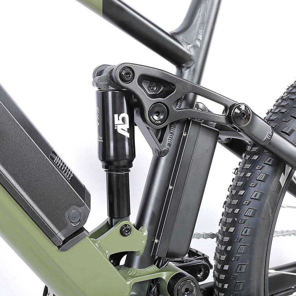 27.5 Mountain Bike Full Suspension Full Carbon Electric Mountain Bicycle 500W 48V Racing Mountain electric bike