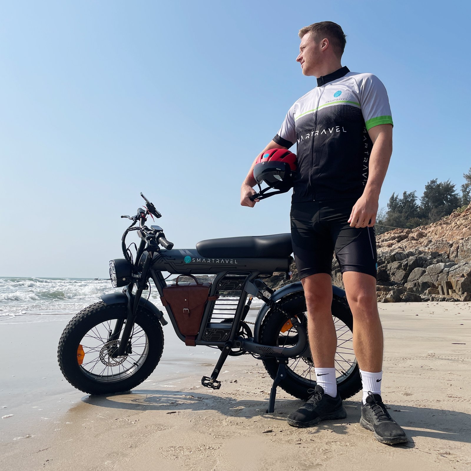 US Warehouse High Powered E bike 48V 1200W Fat Tire 23.2Ah Electric Mountain Bike for Beach Snow Off-Road Adventures
