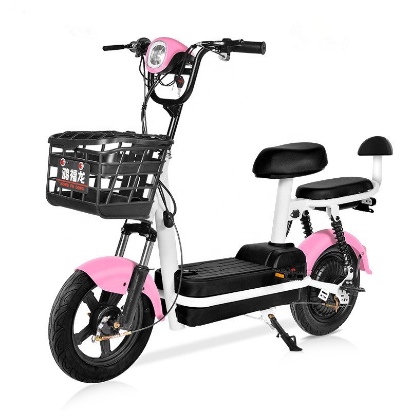350w Electric Bicycle 48v Two-wheeled electric scooter electric city bike battery