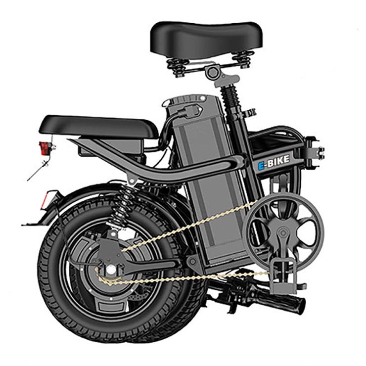 E bike 48V 10AH Electric Bike 14 Inch City Foldable E Cycling Electric Folding Bike