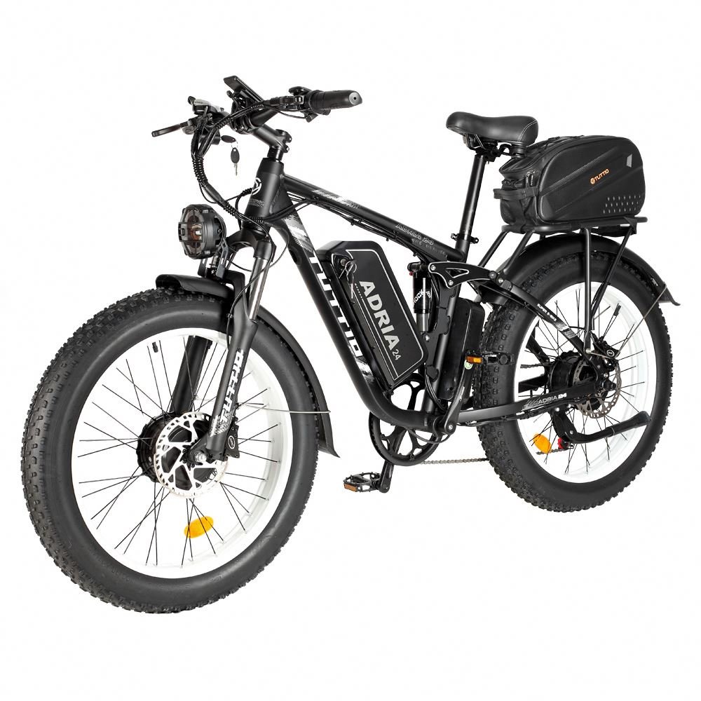 High Quality CS-M1 Fat Tire Electric Mountain Bike 20*4'' Durable Two Wheel Electric Bicycle 7 Speed Folding Dirt Electric Bike