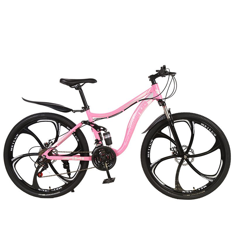 The Factory Sales Mountain Bike 26 inches Double Disc Brake Variable Speed Student Adult Bicycle wholesale Push Bike
