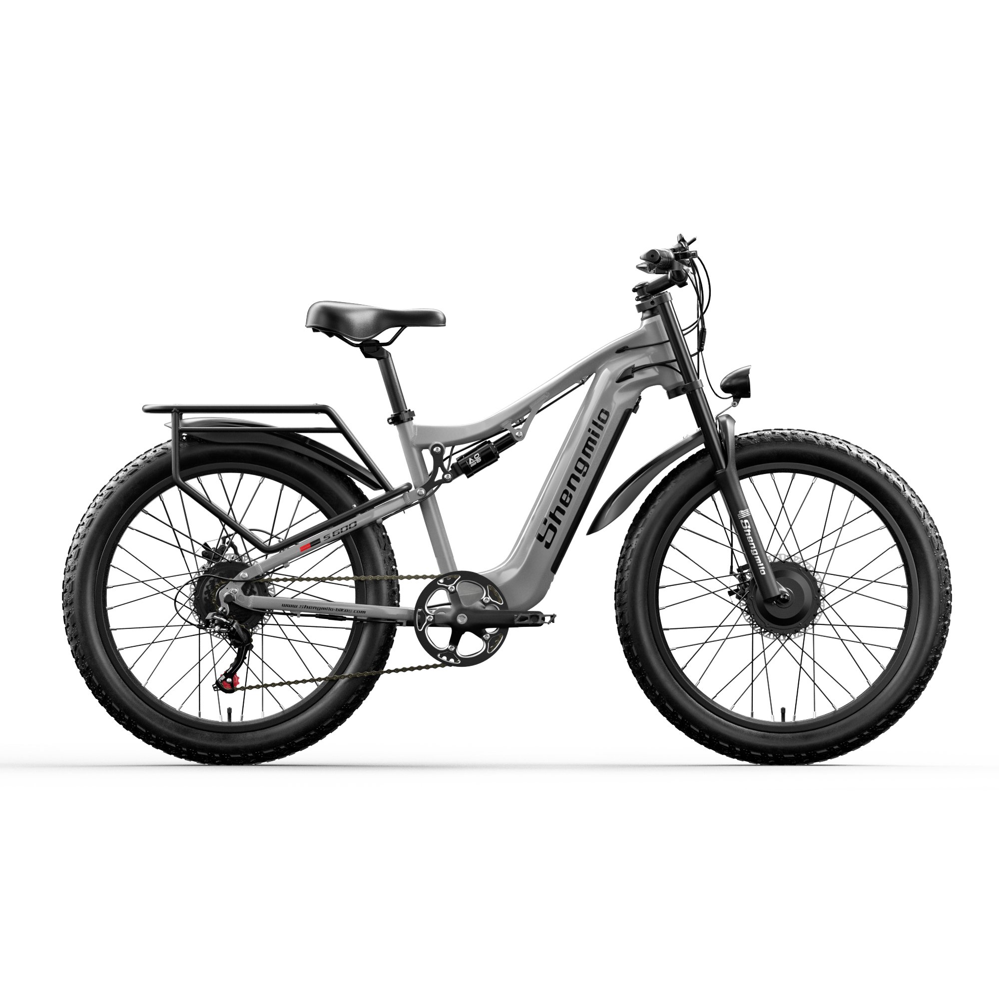 Shengmilo S600 Electric Bicycle High Quality 27.5 Inch 48V 17.5Ah Lithium Battery 2000W Dual Motor V8 Model For EU UK Delivery