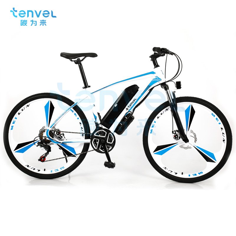 2023 Tenvel 26inch High carbon steel frame 36V350W high-speed motor retro electric bike with mechanical disc brake