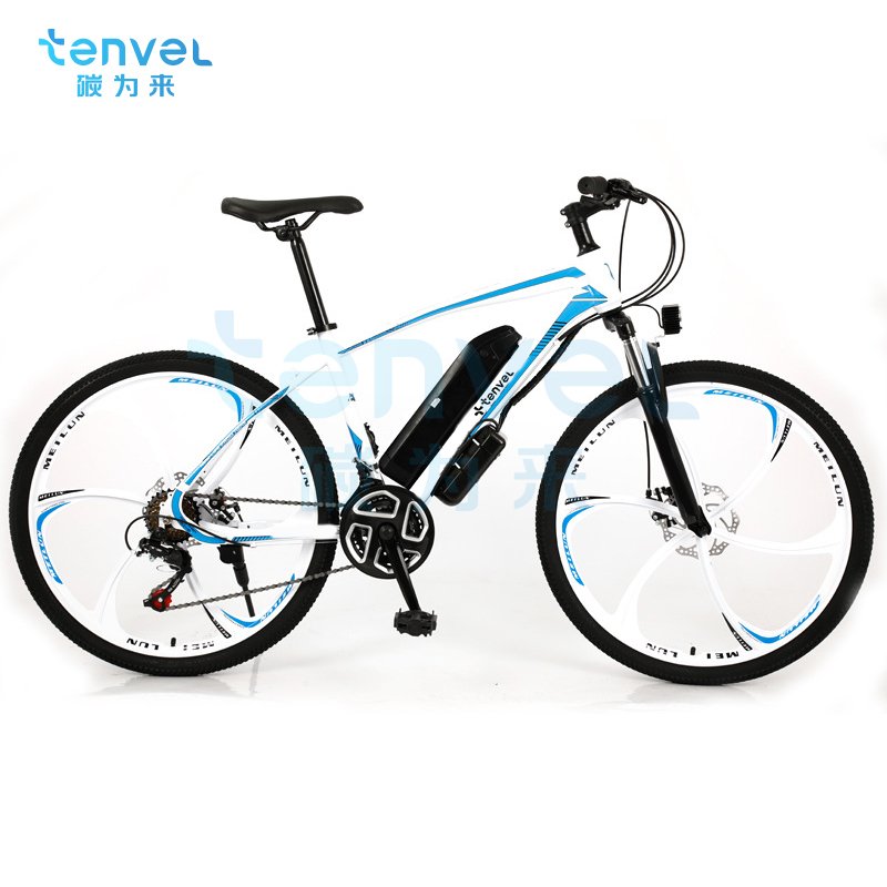 2023 Tenvel 26inch High carbon steel frame 36V350W high-speed motor retro electric bike with mechanical disc brake