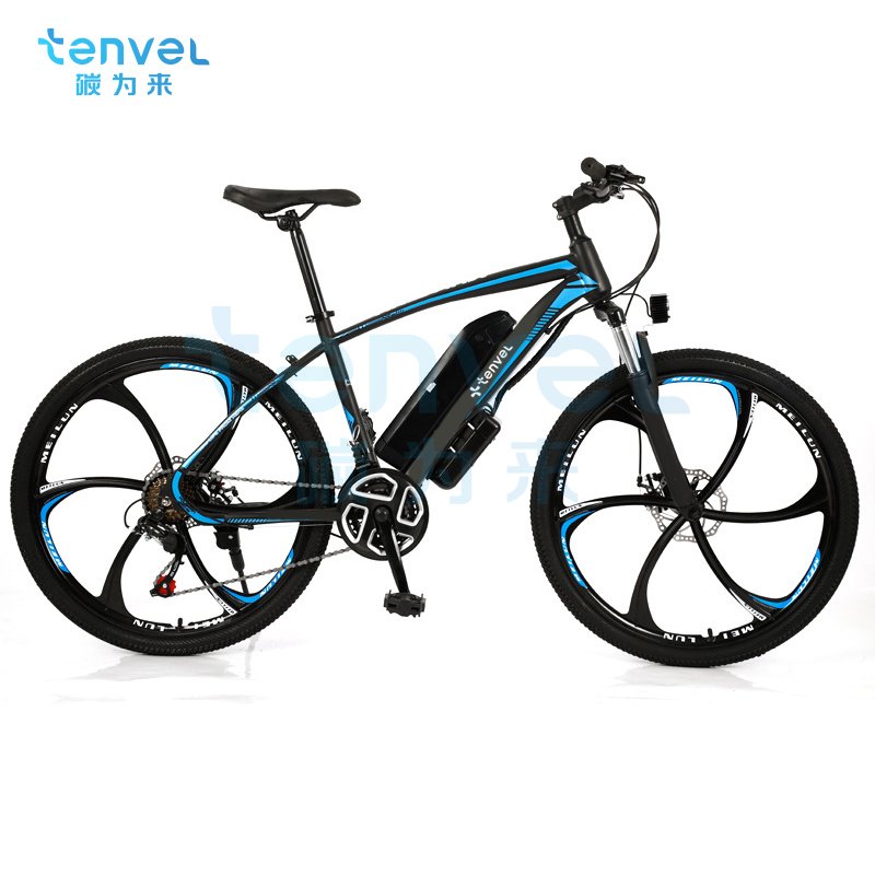 2023 Tenvel 26inch High carbon steel frame 36V350W high-speed motor retro electric bike with mechanical disc brake