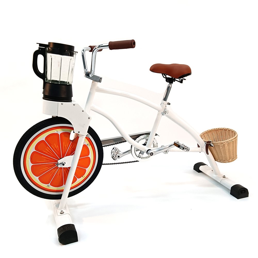 EXI Smoothie Bike Blue Kid Sportbikes Mixer Stationary Advertising Playing Equipment Stationary Bicycle
