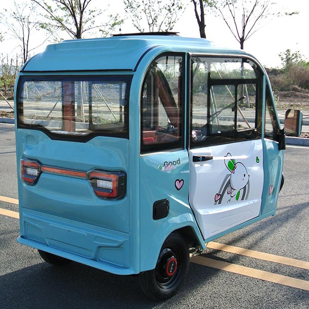HH Fashion 3 Wheels Bike Electric Passengers Motorcycles Fully Enclosed Covered Mobility Electric Scooter
