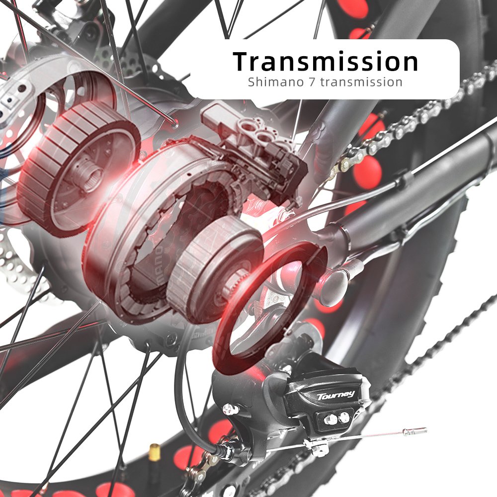 Factory Direct Supply Electric Bike 48V Lithium Battery Electric Mountain Bike 20 Fat Tire Adult Electric Motorcycles
