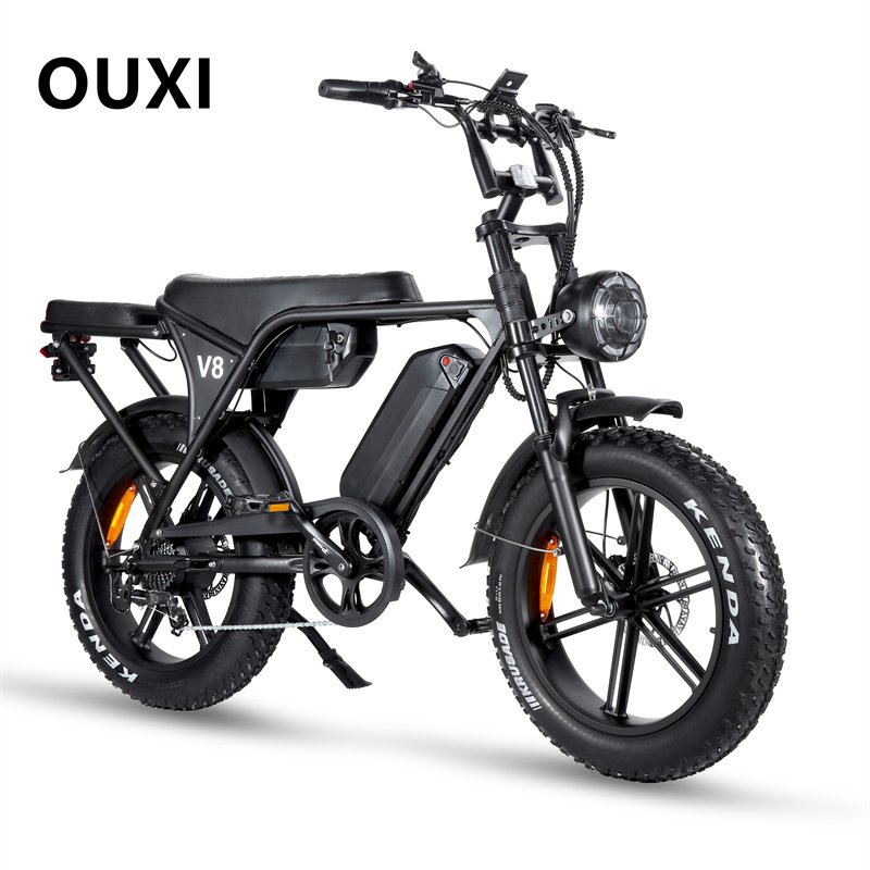 New Upgrade OUXI V8 250W 15Ah E Bike Dual Battery Other Electric Fat Mountain Bike Eu Warehouse Electric City Bike Bicycle