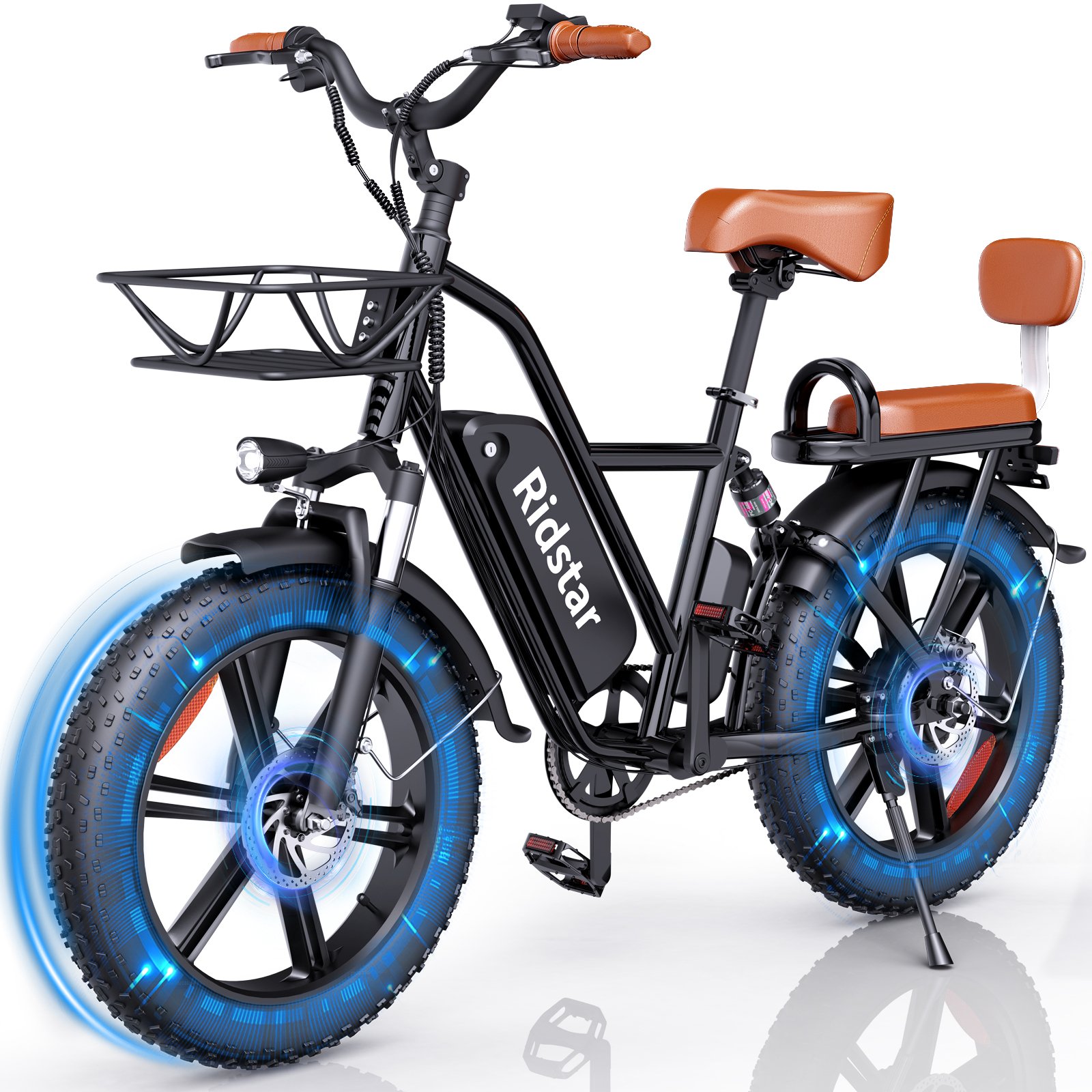 Usa Stock Ladies Electric Fat Tire Bike 48V Big Wheel Ebike New Model 1000W Family Electric City Bicycle Prices