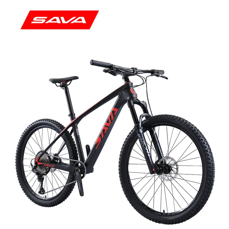 SAVA Factory in Stock Carbon Fibre MTB Bicycle 12 Speed Deck 6.1 Shimanos Carbon Fiber Frame Mountain Bike for Adults Bicicleta