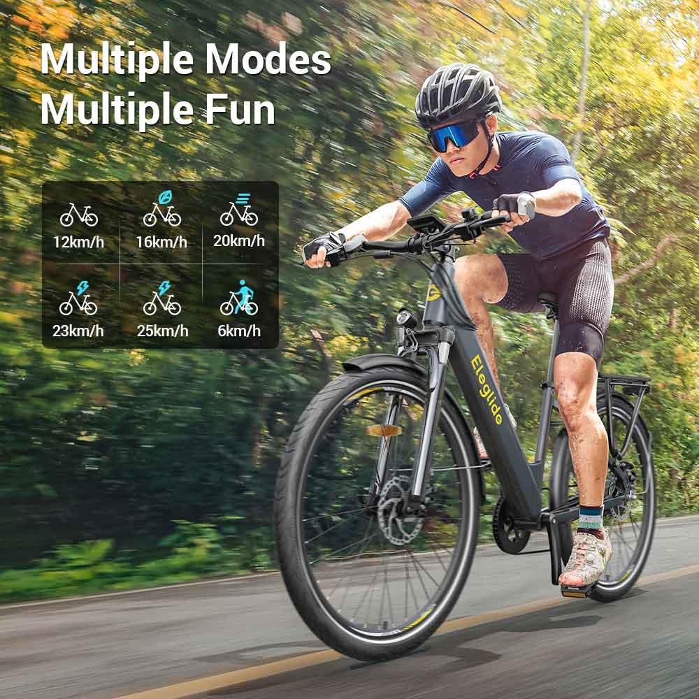 EU Warehouse ELEGLIDE T1 STEP-THRU Electric Bike 36V 12.5AH 250W 7 Speed MTB Bike Electric Moped Bike 27.5in electric bicycle