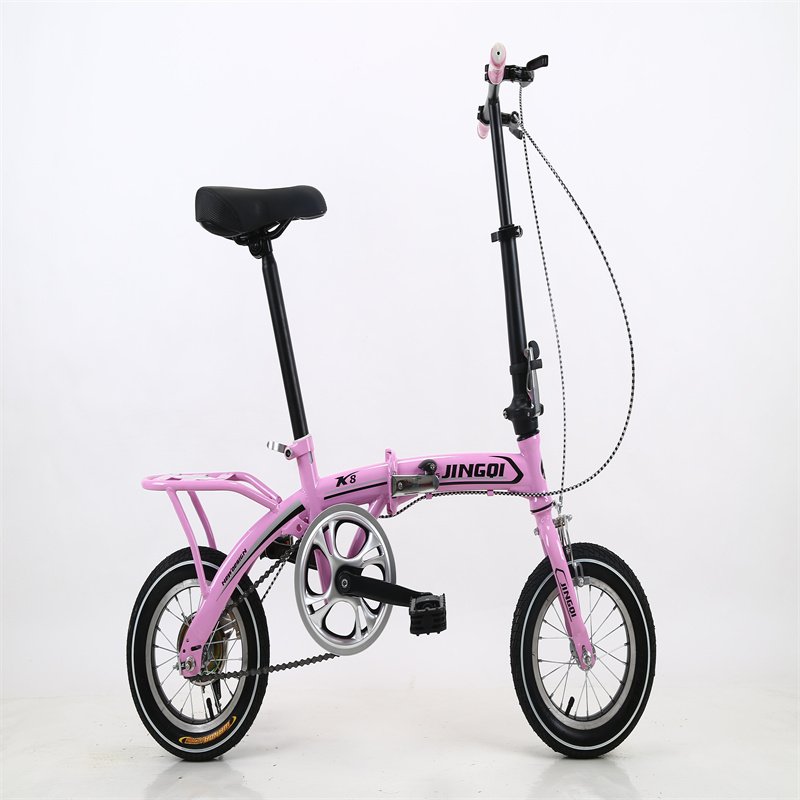 Men's 12-Inch Single Speed Folding Mountain Bike 21 Speeds Factory Price Steel Disc Brake Aluminum Alloy Magnesium Fork Ordinary