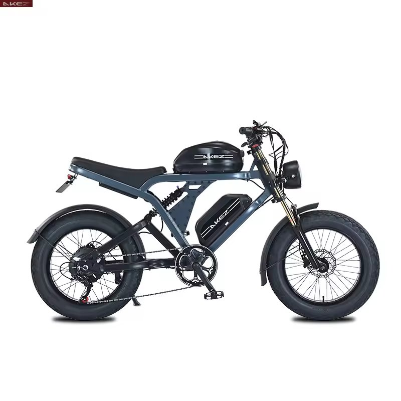 1500W Intelligent Electric Mountain Bike with Front and Rear Hydraulic Brakes for Fat Bike and E-Bike Applications