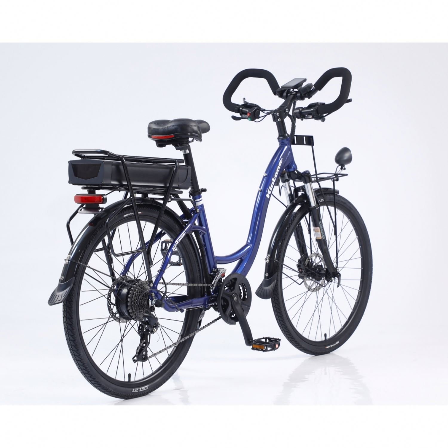 2024 Wholesale 250W 48V E Bike Scooter 26 Inch Two Seat City Electric Bike Ebike Bicycles With Basket
