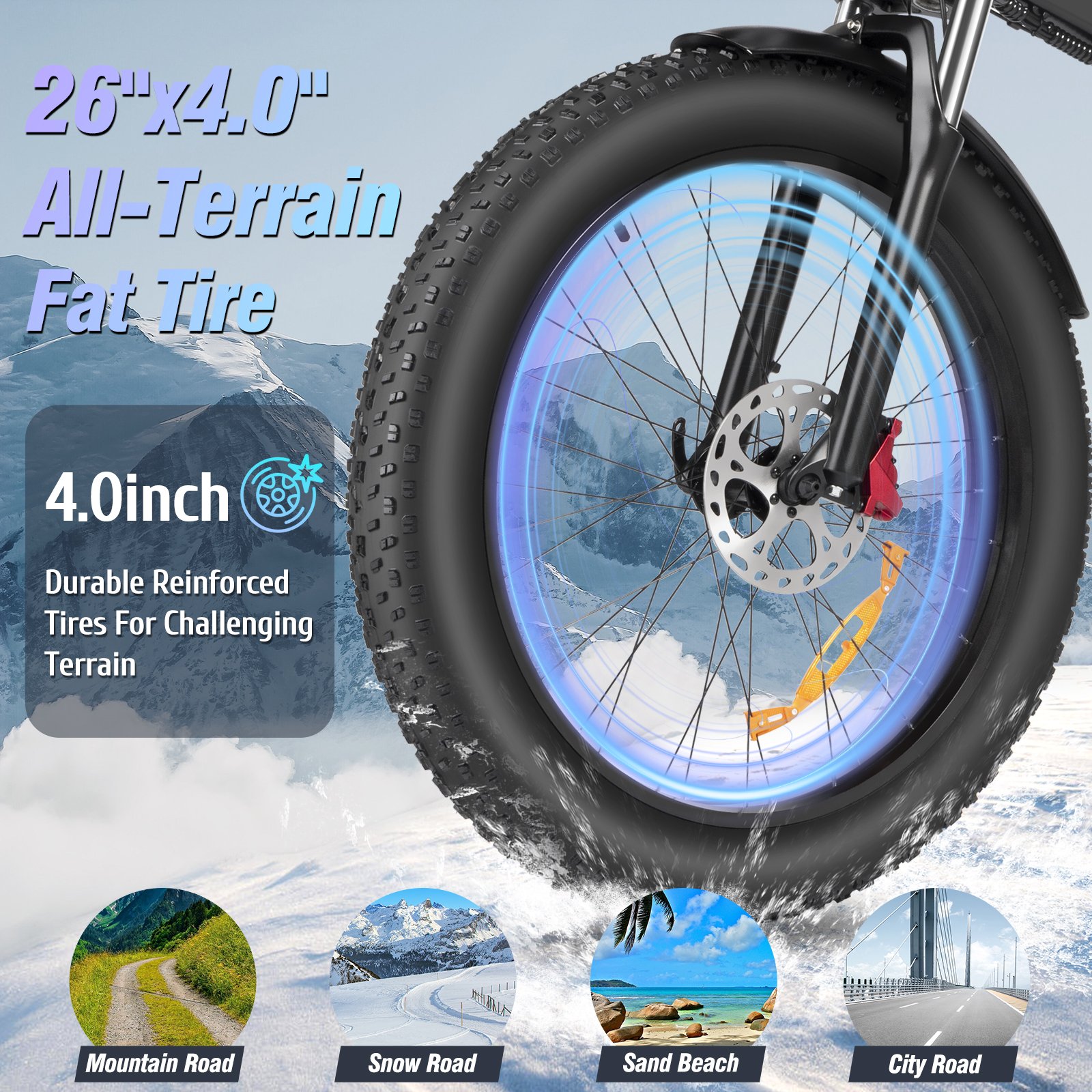 Best Dirt Bike Adult 26 Inch Off-Road Electric Cycle Fat Tire Folding Electric Bike For City Travel