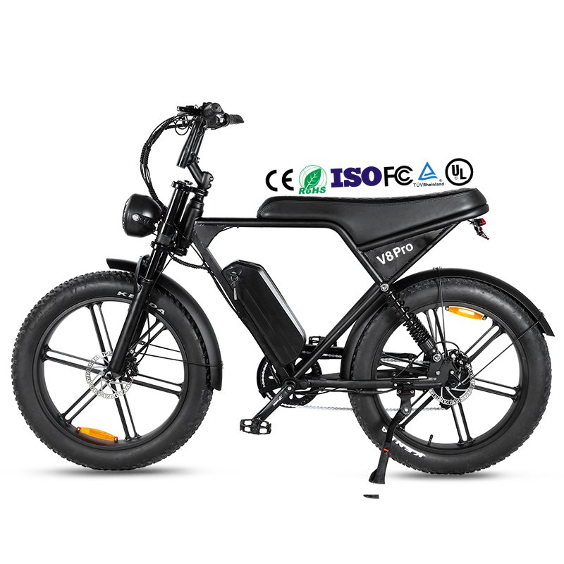 OUXI Pro Max 24 Inch Electric Mountain Bike V8 Fat Tire E-Bike with 250w/500w/1000w 48V Magazijn EU Warehouse in the Netherlands