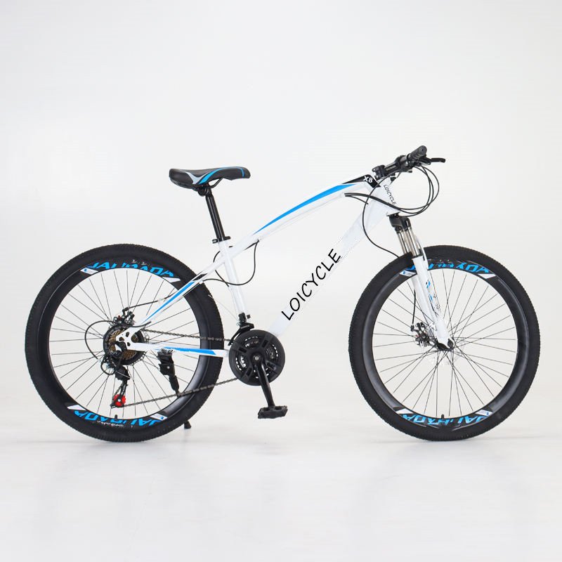 Carbon steel 10-knife wheel 26 inch bicycle spring shock absorption disc brake mountain bike