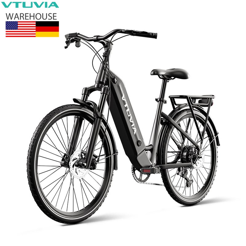 VTUVIA EU Warehouse 27.5inch 250w 500w step thru ebike e city bike for lady use electric urban bike retro electric city bike