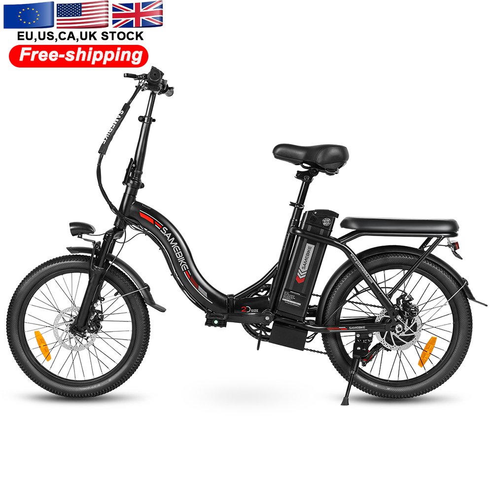 2024 EU/UK Warehouse 350W Motor 20-Inch Tire Hybrid Electric Bike City Bike with 36V Lithium Battery Steel Frame from 2024