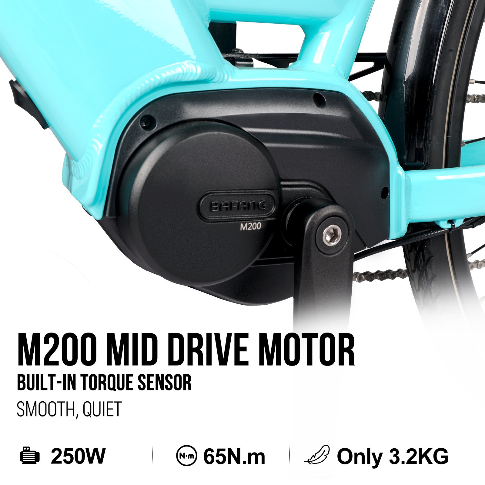 EU warehouse BAFANG 250 w electric city bike mid drive ebike with torque sensor