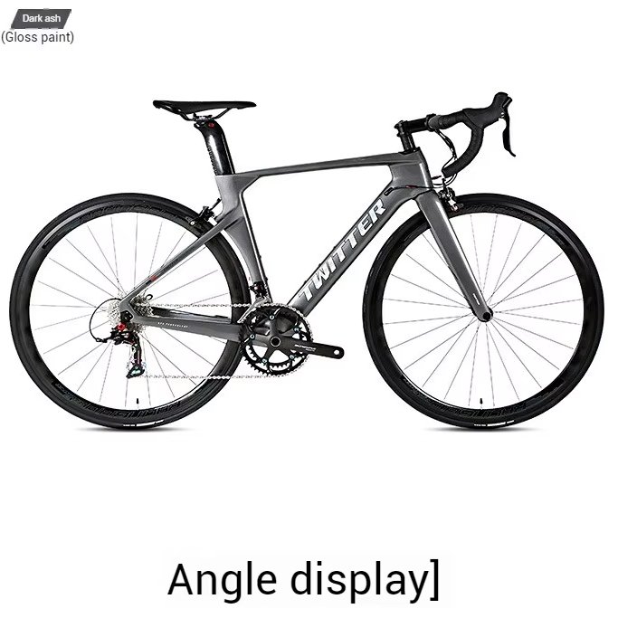 Twitter R10 Aero Racing 22 Speed 700C Clincher Road Bike with Carbon Fiber Fork and through Axle DrunBrake for Mountain Biking