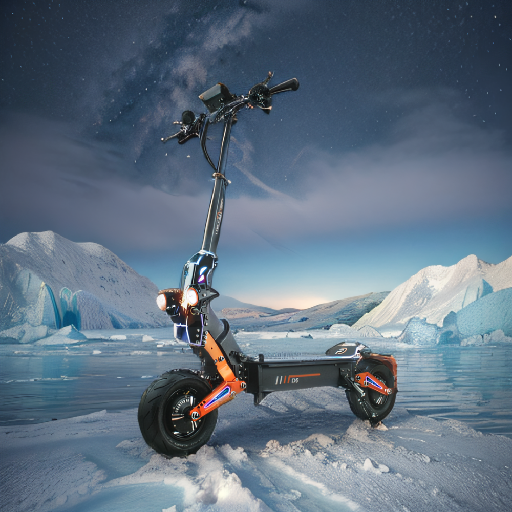 New Big two wheel D5 Best Selling electric scooter with good suspension Dual motor 5000W 12inch Battery-Removable Escooter