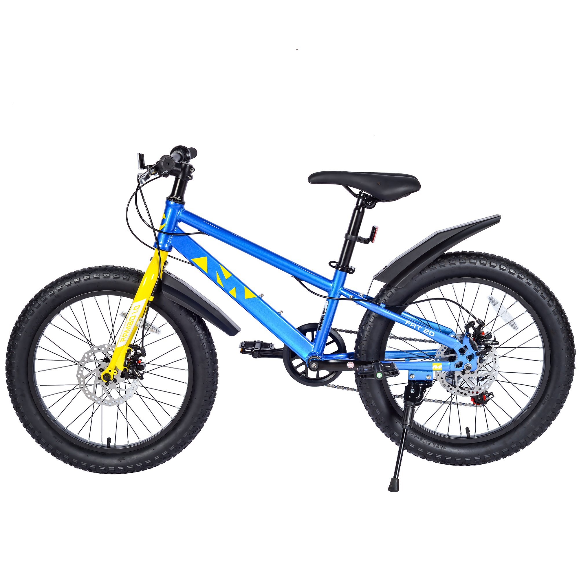 ZUKKA 20 inch Mountain Bikes For Beginners With 20''*3.0 Fat Tyre 7spd Blue Color Made In Tianjin