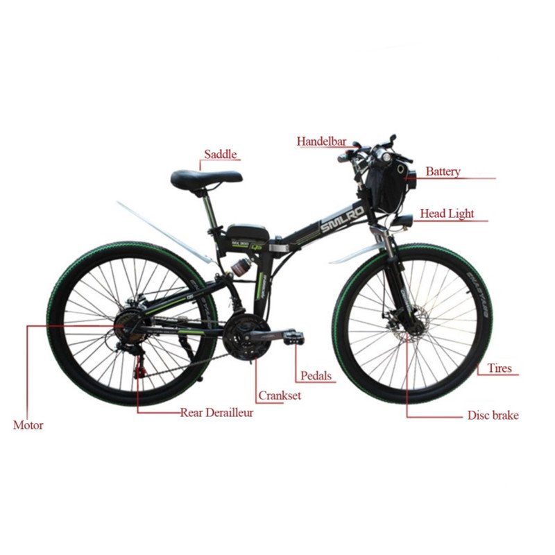 SMLRO MX300 Electric City Road Bike 21 Speed 1000W 20AH E-Bike 48V Lithium Battery Electric Bike 26*1.95 inch Electric Bicycle