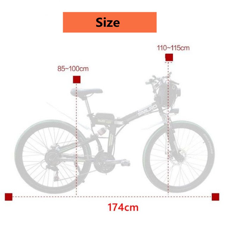 SMLRO MX300 Electric City Road Bike 21 Speed 1000W 20AH E-Bike 48V Lithium Battery Electric Bike 26*1.95 inch Electric Bicycle